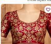 Blush Pink Aari Work Blouse